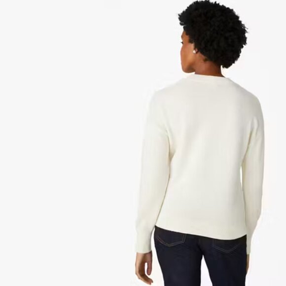 Kate Spade Hoot Embellished Owl Sweater | Medium - Picture 2 of 12